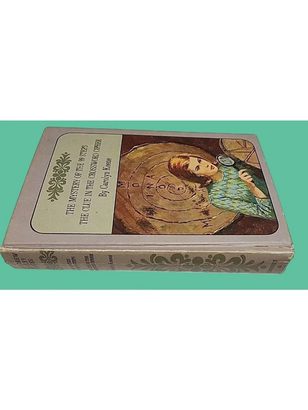 SALE 2/$10 1966 Nancy Drew Double 99 Steps, Clue in the Crossword Cipher